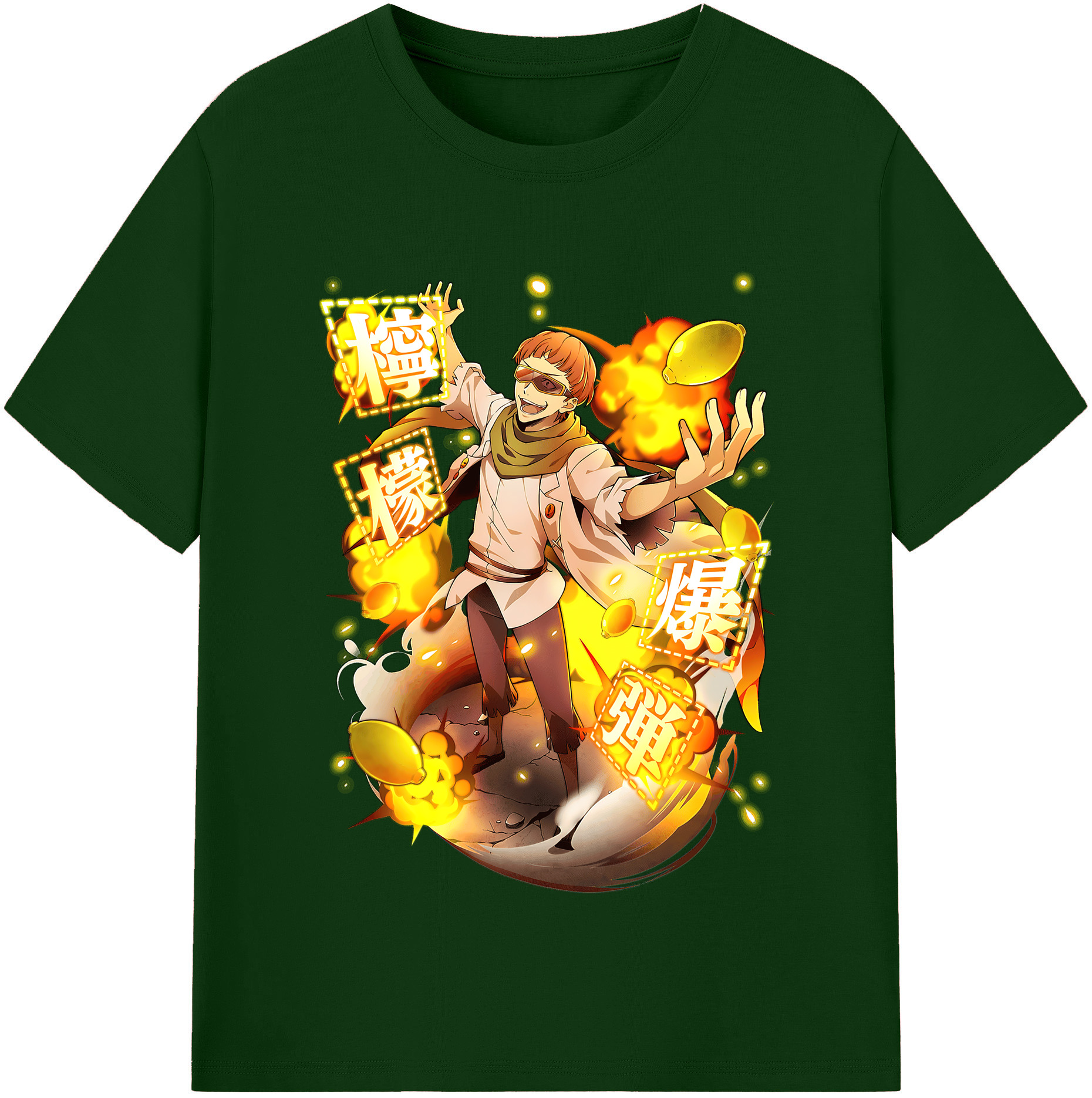 （画像用） 文豪ストレイドッグス Bungo Stray Dogs 綿100％半袖Tシャツ（フロントプリント）
